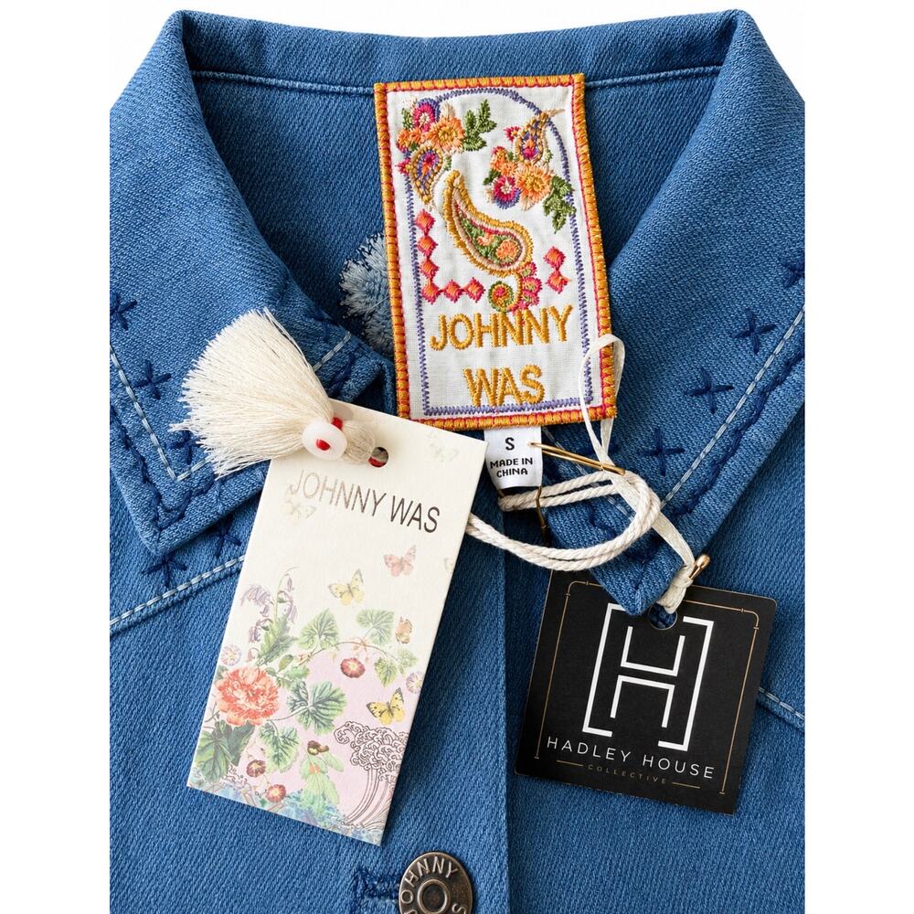 JOHNNY WAS Shirley Western Worker Jacket NWT Size SMALL - Picture 8 of 8